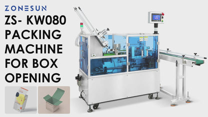 Zonesun ZS‑KW080 Top Loading Cartoner for Easy Product Insertion
