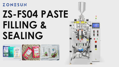 Zonesun ZS-FS04 Dual-Lane VFFS Liquid & Paste Sachet Packing Machine