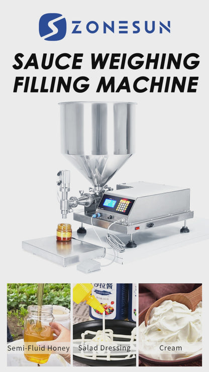 Zonesun ZS-SCF1 Sauce Weighing & Filling Machine for Food Packing