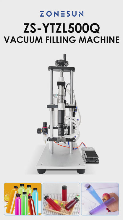 Zonesun ZS‑YTZL500Q Pneumatic Perfume Vacuum Filling Machine