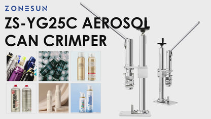 Zonesun ZS-YG25C Manual Aerosol Can Crimper