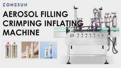 Zonesun ZS-QW1600L Dual‑Head High‑Speed Aerosol Canning Monoblock