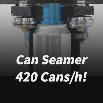 ZONESUN ZS-LYC160 Automatic Can Sealer for Tin, PET, Paper & Glass Packaging