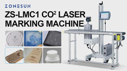 ZONESUN ZS-LMC1 Automatic CO₂ Laser Date Code and Barcode Printer