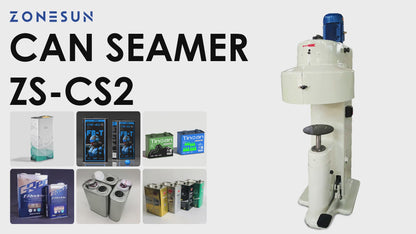 Zonesun ZS-CS2 Semi‑Automatic Can Seamer for Rectangular Cans