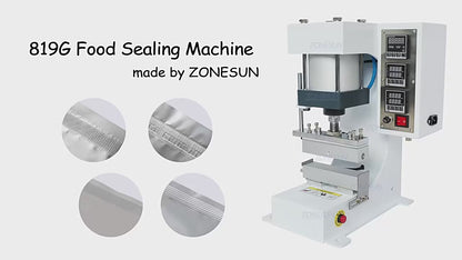 ZONESUN ZY-819G Heavy Duty Pneumatic Sealer for Aluminum Foil & Mylar Bags