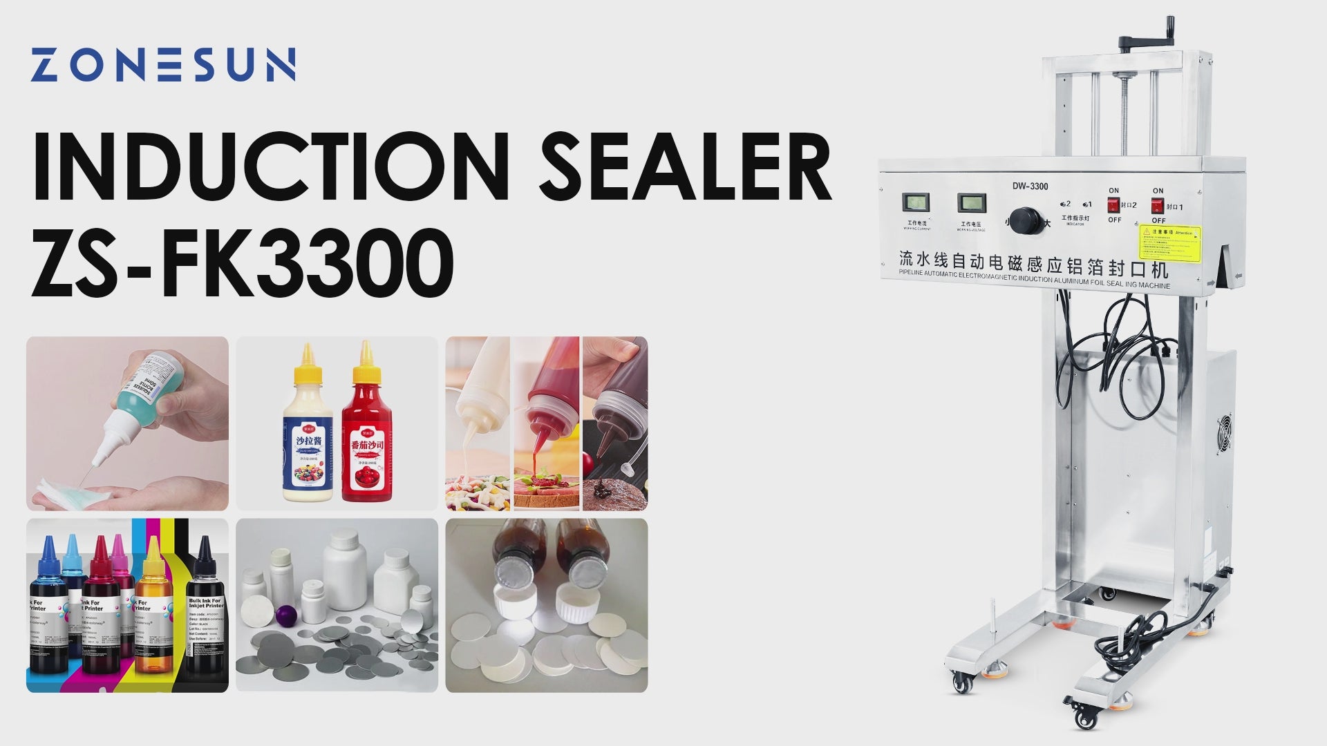 Zonesun ZS-FK3300 Dual-Purpose Induction Sealing Machine