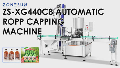 Zonesun ZS-XG440C8 Automatic ROPP Capper for Pilfer Proof Sealing