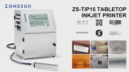 ZONESUN ZS‑TIP15 Continuous Inkjet Printer for Production Lines