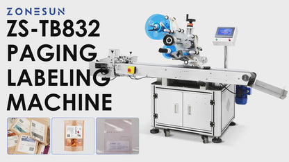 ZONESUN ZS‑TB832 Auto-Flat Page Labeling Machine with Coding Option