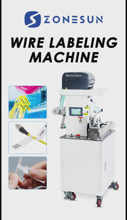 Zonesun ZS‑WTB1 Automatic Wire Labeling Machine for Cables & Harnesses