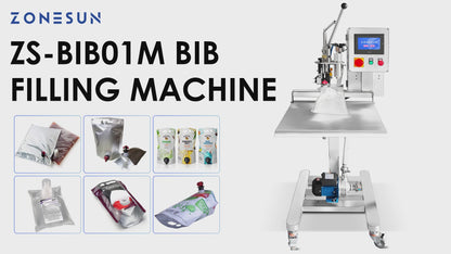 Zonesun ZS-BIB01M Semi-Automatic BIB Filler for Juices and Alcoholic Beverages