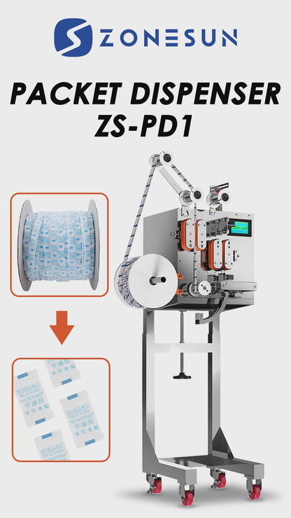 ZONESUN ZS-PD1 Automatic High‑Speed Packet Dispenser