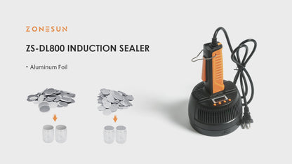 ZONESUN ZS‑DL800 Portable Manual Electromagnetic Induction Sealer