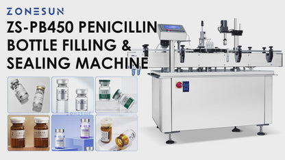 ZONESUN ZS-PB450 Automatic Vial Filling Capping Monoblock Machine