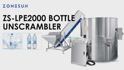 ZONESUN ZS-LPE2000 Automatic High Speed Bottle Unscrambler Machine