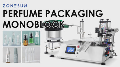 ZONESUN ZS-AFC7C Rotary Perfume Bottle Filling and Capping Machine