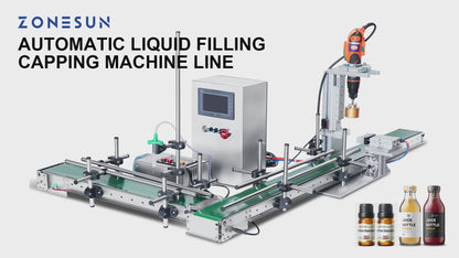 ZONESUN ZS‑FAL90S Small Automatic Liquid Filling & Capping Machine