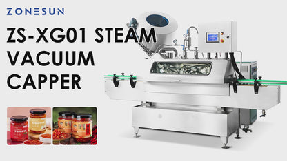 Zonesun ZS-XG01 High‑Speed Airtight Steam Vacuum Capper