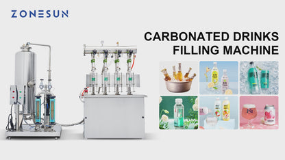 Zonesun ZS-CF4 Counter Pressure Filler for Carbonated Drinks