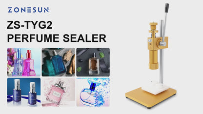ZONESUN ZS‑TYG2 Dual‑use Manual Perfume Bottle Crimper & Sealer