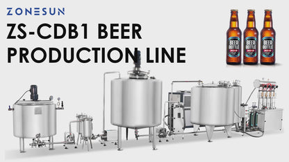 ZONESUN ZS-CDB1 Beer Brewing Equipment & Filling Machine