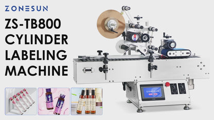 ZONESUN ZS-TB800 Automatic Small Round Bottle Labeling Machine