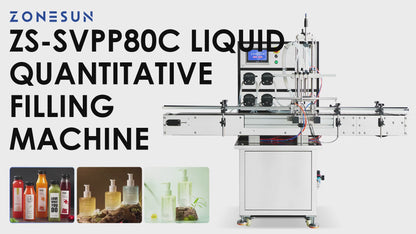 Zonesun ZS-SVPP80C Servo Peristaltic Liquid Filling Machine