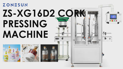 ZONESUN ZS-XG16D2 Auto Cap Pressing Machine with Dust Cover