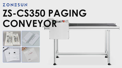ZONESUN ZS‑CS350 Friction Feeder Conveyor