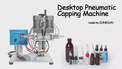 ZONESUN ZS-XG6100 Desktop Pneumatic Semi-automatic Capping Machine
