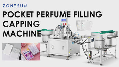 ZONESUN ZS-AFC6P Automatic Pocket Perfume Filling Capping Machine