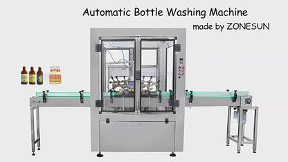 ZONESUN ZS-WB12 Automatic Rotary Bottle Washing Machine