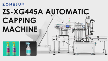 Zonesun ZS-XG445A Servo Motor Trigger Sprayer Bottle Capping Machine
