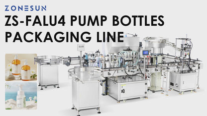 Zonesun ZS‑FALU4 Pump Bottle Packaging Line—Full Automation