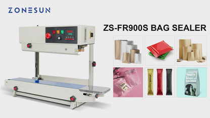 ZONESUN ZS-FR900S Upright Automatic Bag Sealing Machine