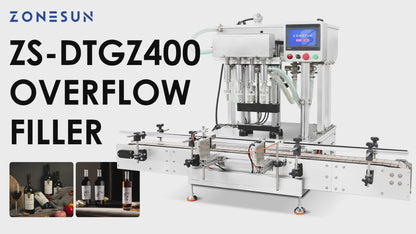 ZONESUN ZS‑DTGZ400 Tabletop Overflow Filler for Wine & Beverages