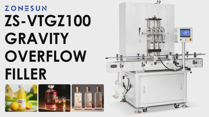 Zonesun ZS-VTGZ100 Automatic High‑Volume Pressure Overflow Filler