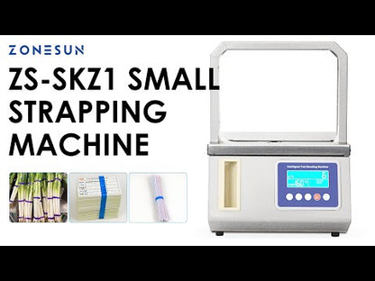ZONESUN ZS-SKZ1 Compact Banding Machine for Food Paper & Retail Items