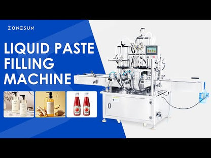 Zonesun ZS‑SVYT4D Dual-System Liquid & Paste Filling Machine