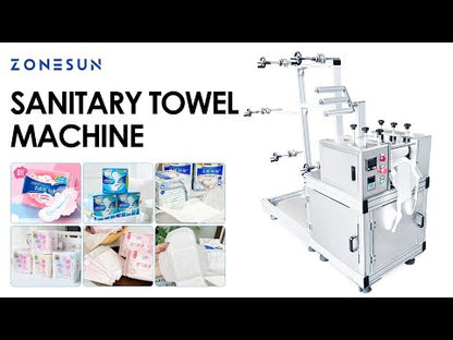 ZS‑DBM1 High‑Speed Sanitary Pad Making Machine with Ultrasonic Welding