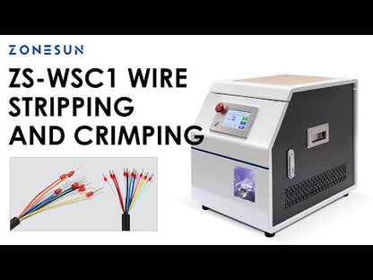 ZS‑WSC1 High‑Speed Pre‑Insulated Tubular Terminal Crimper Machine