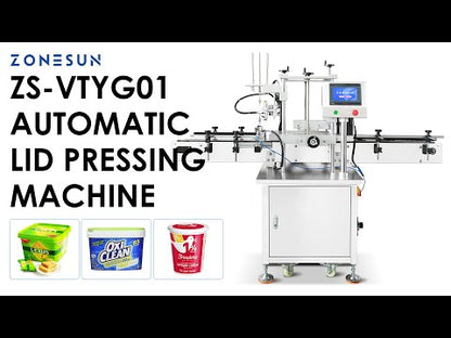 Zonesun ZS‑VTYG01 Automatic Plastic Lid Pressing Machine