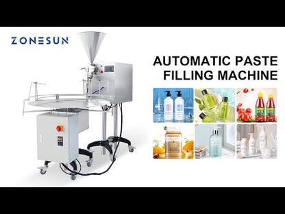 ZONESUN ZS-VTRP1 Servo Motor Rotor Pump Paste Filling Machine