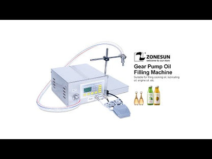 ZONESUN ZS-GP631 Semi-Automatic Oil Filling Machine with Weighing