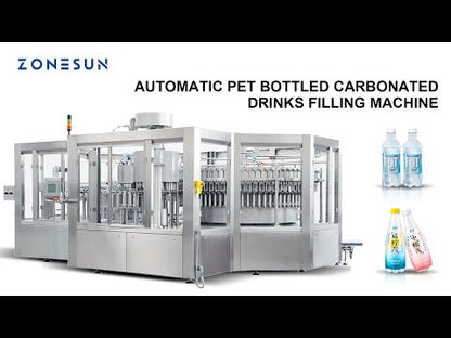 ZONESUN ZS-AFMC Auto PET Bottled Carbonated Drinks Filling Machine