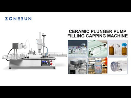 ZONESUN ZS-XBFC20 Auto Ceramic Pump Liquid Penicillin Filling Machine