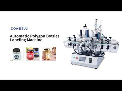 ZONESUN ZS-TB550 Auto Labeling Machine for Round & Hexagonal Bottles