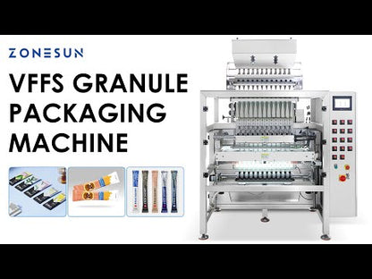 ZONESUN ZS-FSL12 Automatic 12 Lanes Granule Filling Sealing Machine