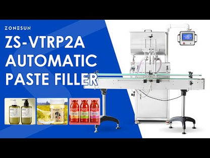 Zonesun ZS-VTRP2A Auto Servo‑Driven Rotor Pump Paste Filling Machine